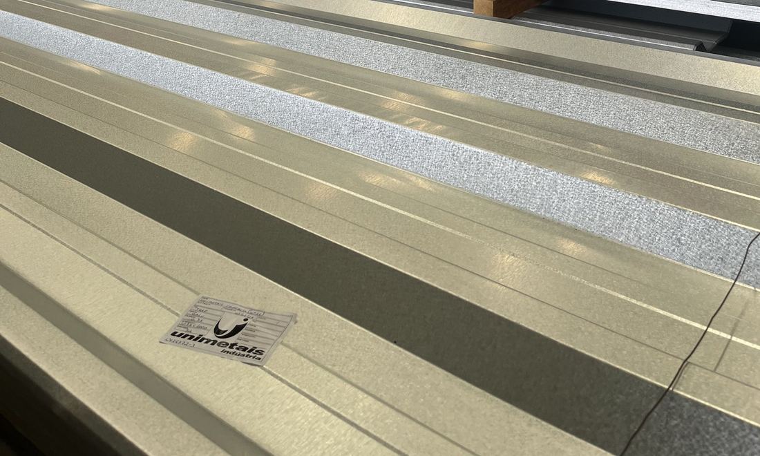 Telha trapezoidal modelo 1030 em galvalume